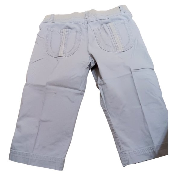 Gloria Vanderbilt Gray Capri Pants Size 4P Angelina - Picture 2 of 9